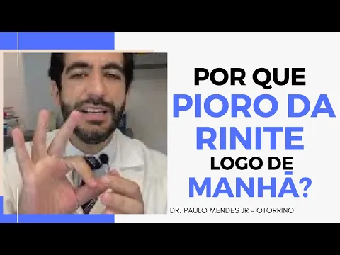 Download MP3 Rinite: Como evitar espirros, coceira e nariz entupido de manhā ?- Otorrino em Curitiba