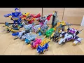 Download Lagu 【PowerRangers Dino Charge \u0026 Brave All Megazord】獣電戦隊キョウリュウジャーとキョウリュウジャーブレイブの全DXロボで遊んでみた