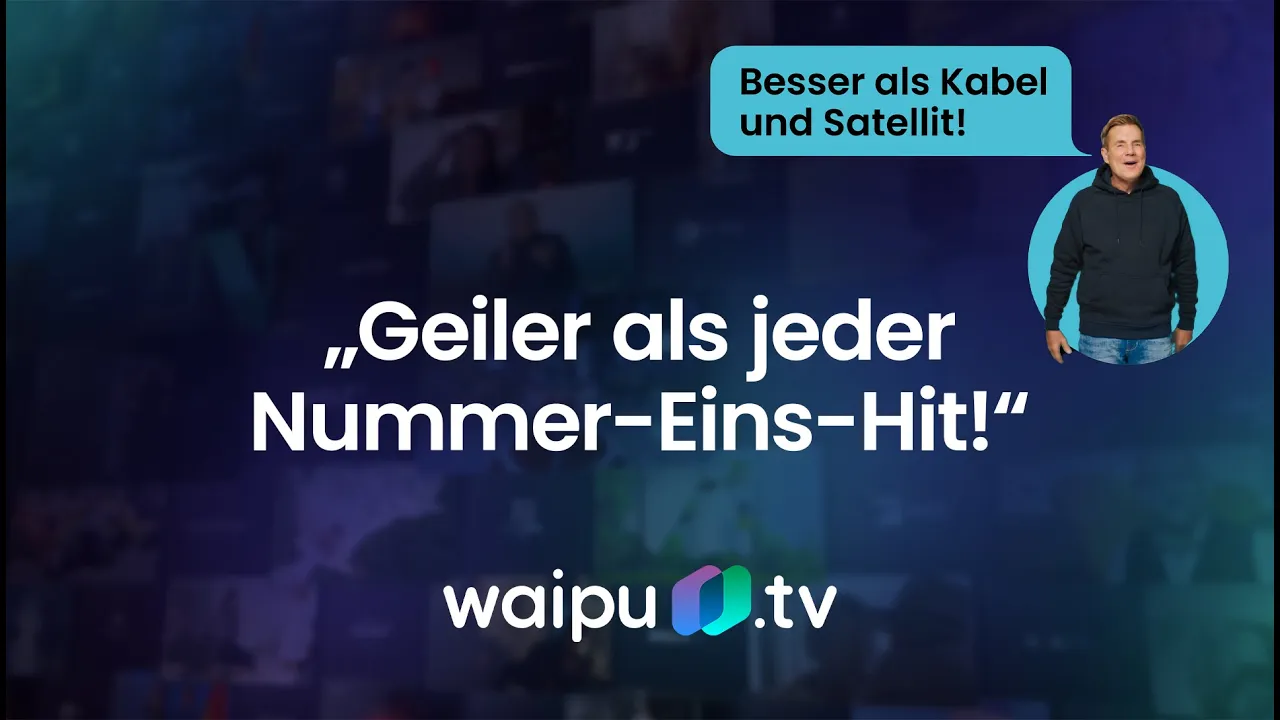 waipu.tv — Waipu.tv — Fernsehen wie noch nie. (YouTube video ad)