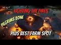 Light the Pyres Light each fire in order In the Pilgrims Zone Beast of Reincarnation