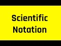 Writing Numbers in Scientific Notation Standard Notation Multiplying Dividing Word Problems