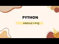 Python Module 1 PYQ 2024 Supplementary -range in python
