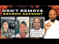 Don t remove your escrow account it s a TRAP