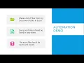 Power Automate Demo listing files from folder in Excel sheets