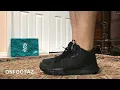 Nike Kyrie 3 Triple Black On Foot