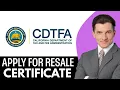 How To Apply For Resale Certificate In California 2026 Step By Step