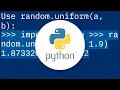 How to get a random number between a float range