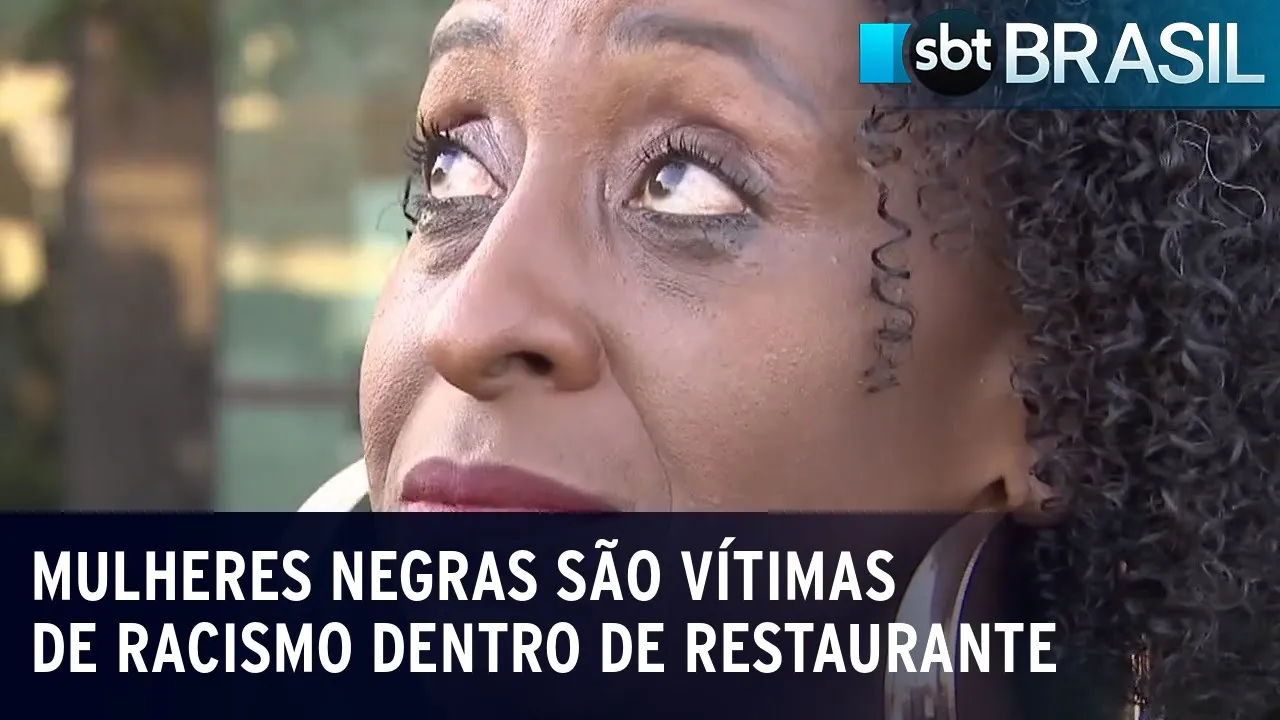 Mulheres negras são vítimas de racismo dentro de restaurante | SBT Brasil (12/07/23)