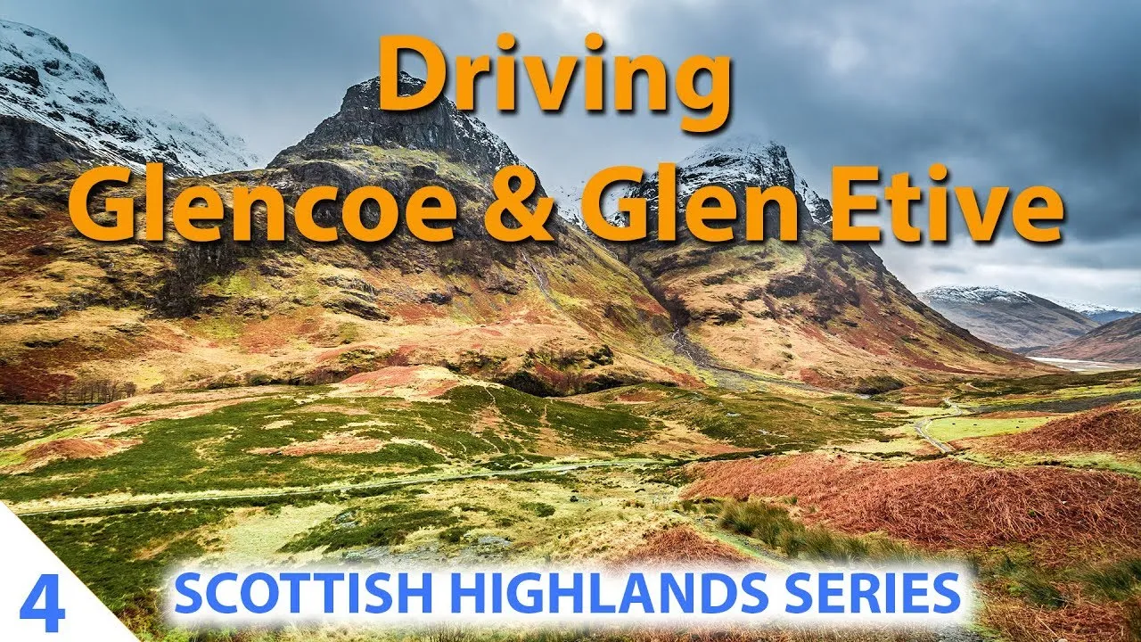 Driving Glencoe Scotland A82 & Glen Etive - Scottish Highlands Tour