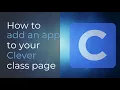 How to Add an App to Clever