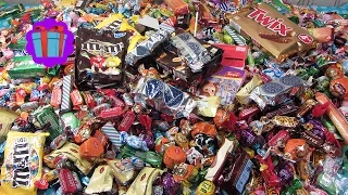 New A Lot Of Candy Eating Sweets And Surprise Eggs 