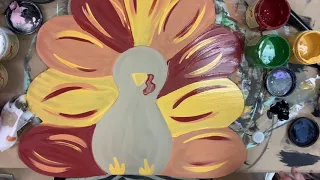 Turkey Fall and Thanksgiving Craft Step by Step Tutorial
