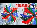 Prairie Point Star Fabric Ornament Tutorial DIY Christmas Ornaments