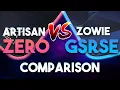 Zowie GSRSE Vs Artisan Zero STOP Buying The GSRSE