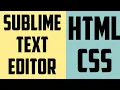 sublime text editor front-end projects review