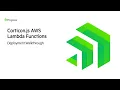 Corticon js Deployment to AWS Lambda