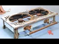 Restoration of a 1920s Double Burner Stove Junker Ruh