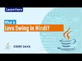 What Is Java Swing In Hindi LearnVern