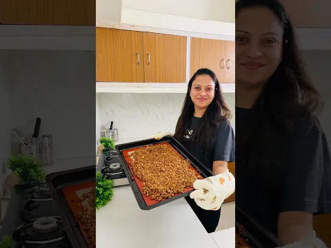 Homemade Amaranth Granola #shorts #granola #rajgira