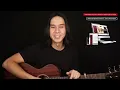 I Will Follow You Into The Dark Guitar Tutorial Death Cab For Cutie |Fingerpicking + Sturmming|