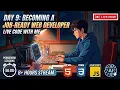 18 4 26 Day 9 Becoming a Job-Ready Web Developer 8 hours Live Code with me