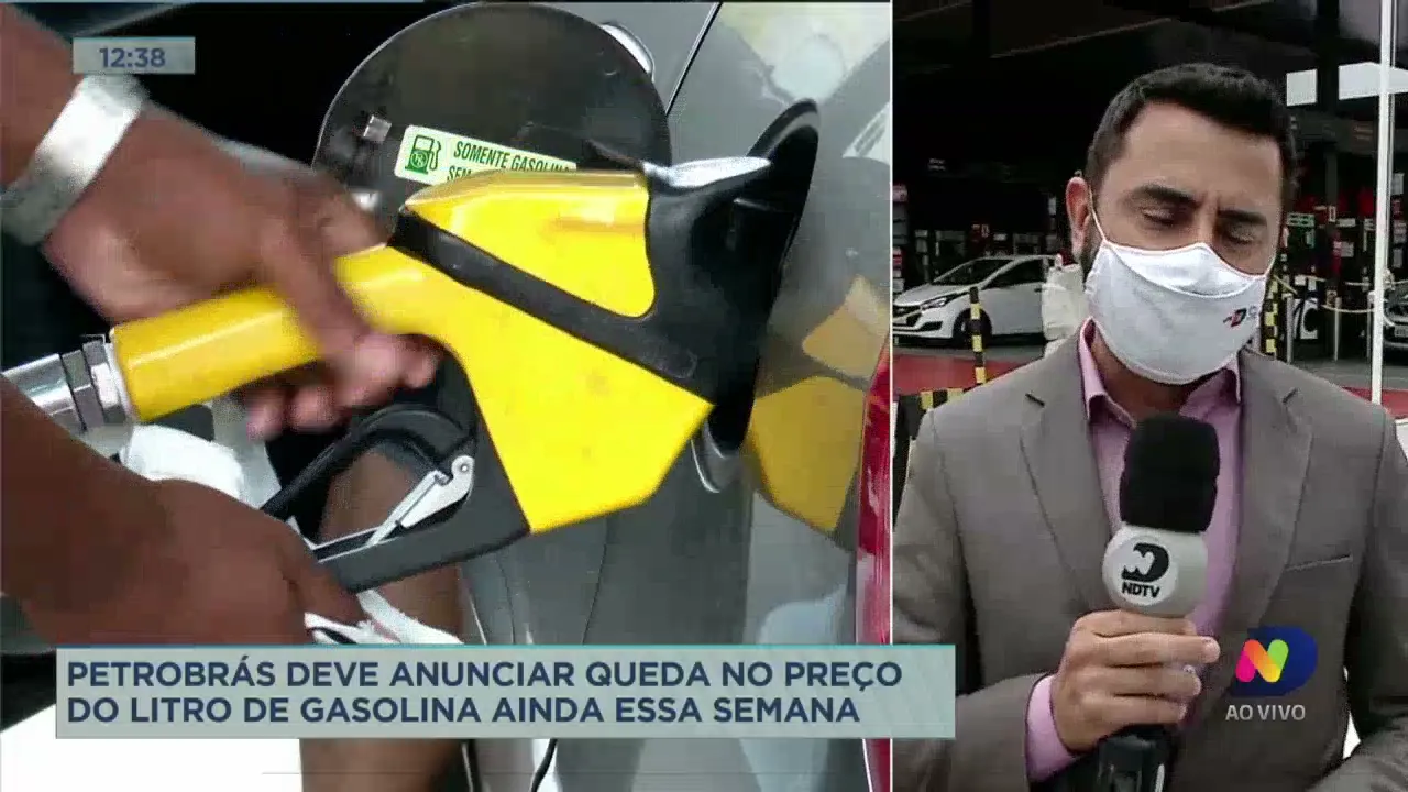 Petrobras deve anunciar queda no preço do litro de gasolina ainda essa semana