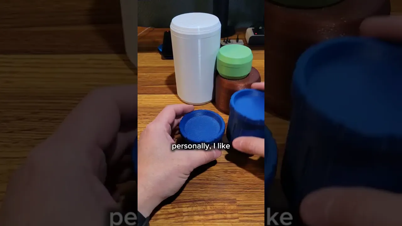 Custom Minimalist Threaded Container video thumbnail