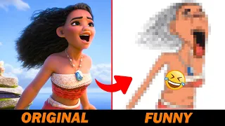 Moana Funny Drawing 😂