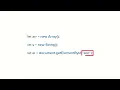 1 document object Methods JavaScript as a Client Side Language Web Development