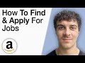 How To Find Apply for Jobs at Amazon Step by Step 2025 Full Guide