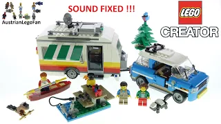LEGO Creator 31108 Caravan Family Holiday ( sound fixed version ) - Lego Speed Build Review