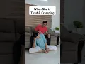 Help Your Partner Relax Yoga Stretch for Menstrual Cramps Tiredness Relax During Periods