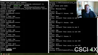 Threads and Sockets Programming in Java