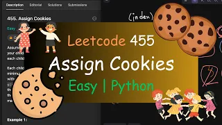 Leetcode 455 Assign Cookies Easy Python