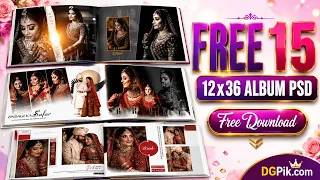 free 12x36 wedding album design psd 15 psd templates download 2026 wedding album psd free