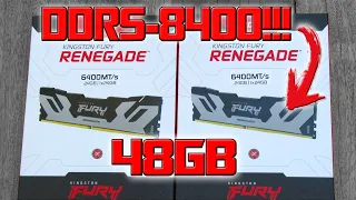 TESTE REVIEW kit DDR5 de 48 GB - KINGSTON FURY RENEGADE DDR5-6400 CL32 - DENSIDADE e DESEMPENHO!