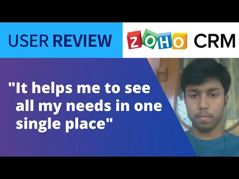 Thumbnail for User Review: Zoho CRM Streamlines Customer Management For Ease of Use & Efficiency