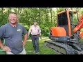 Compact Tractor Does What Track Loader Can't! Mini Barn Foundation Build