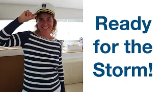 Dealing with STORM Barbara. Sailing Ocean Fox Ep 139