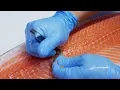 Download Lagu Huge Salmon Fish Cutting \u0026 Sashimi │ Garak Fish Market, Seoul Korea │ Seafood in Korea