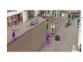 Multiple object tracking with dlib correlation tracker and sort