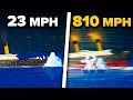 Download Lagu ⚓Titanic VS Iceberg at Different Speeds