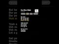 Download Lagu lirik lagu one more night