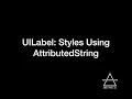 UILabel Using NSAttributedString