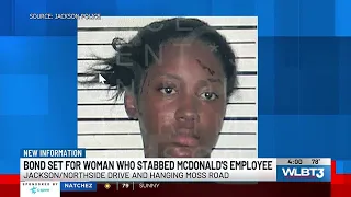 Woman accused of stabbing Jackson McDonald s employee receives 2M bond