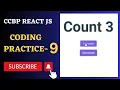 Debugging Counter Coding Practice 9 REACT JS NxtWave CCBP 4 0