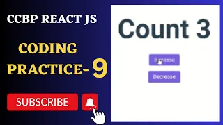 Debugging Counter Coding Practice 9 REACT JS NxtWave CCBP 4 0