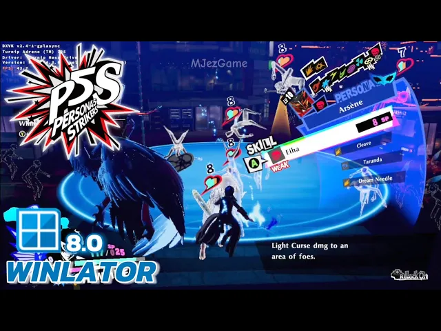 Winlator - Gameplay Persona 5 Strikers (Windows) On Android