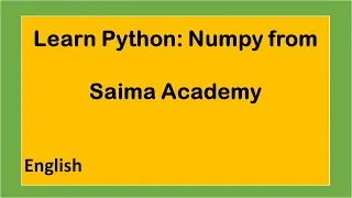 Python Numpy ndarray boolean indexing English
