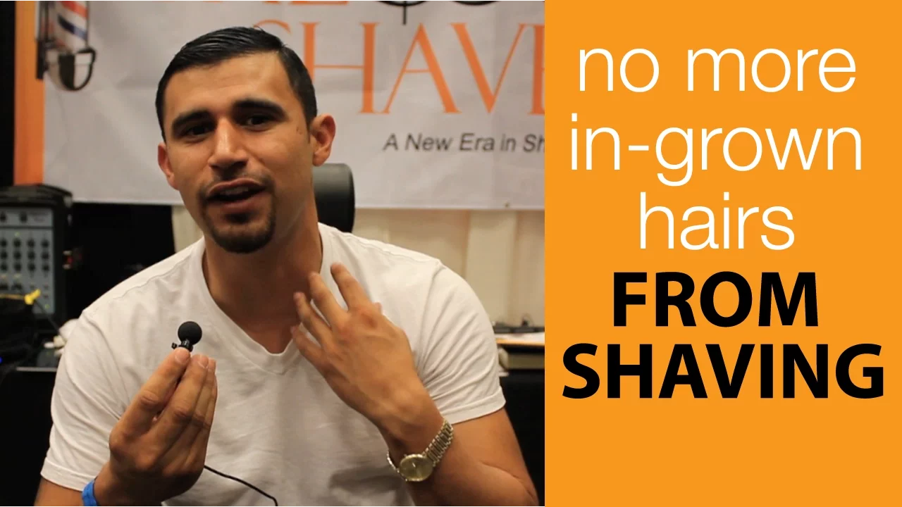 A man prone to in-grown hairs can now get a shave